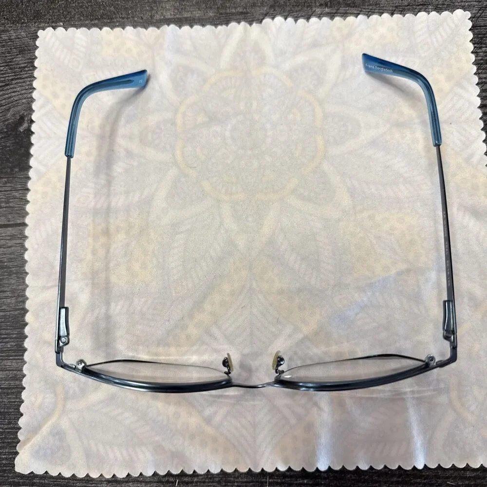 Eyeglass Frame Women's Teal Metal Full Rim 52-16-135